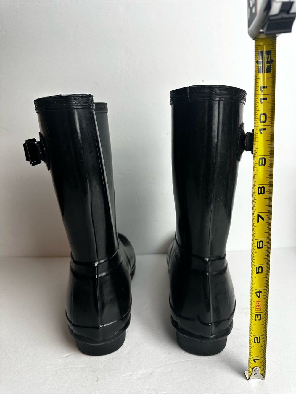 Hunter Original Gloss Short Boots Women's Size 9 or Men's 8 Shoes Waterproof - Picture 3 of 8